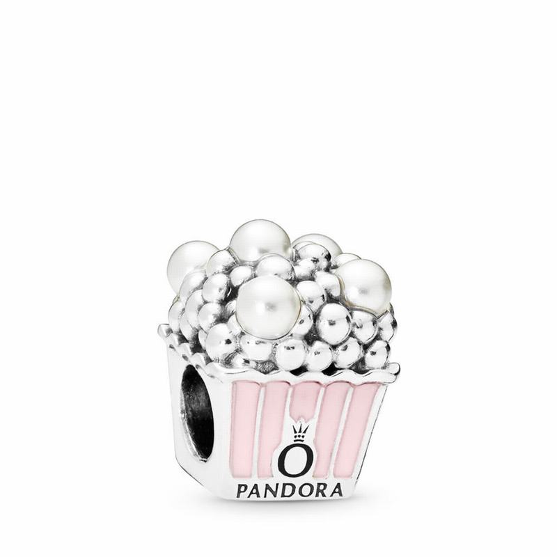 Pandora Delicious Popcorn Charm Silver Egypt YX3419287